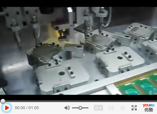 客戶現(xiàn)場固晶機(jī) 001 