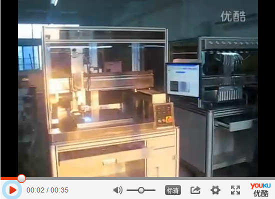 公司車間客戶所訂的四軸點膠機002 