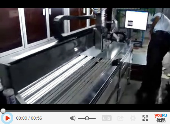 超大非標(biāo)雙工位點膠機MOV03372