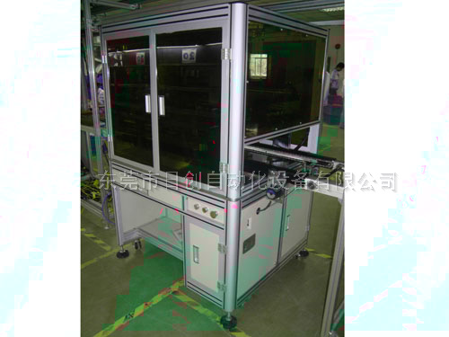 全自動落地式進料出料點膠機（擦板機）