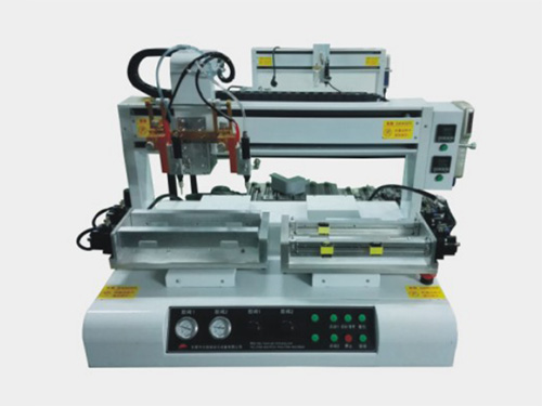 RC-300B2Y（雙工位雙頭）臺式點變壓器旋轉點膠機